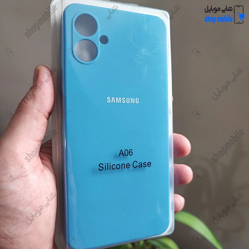 قاب گوشی سامسونگ گلکسی A06 (کاور سیلیکونی پاک کنی اورجینال کد 22225)