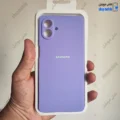 قاب گوشی سامسونگ گلکسی A07 (کاور سیلیکونی های کپی داخل موکتی رنگ آبی بنفش)