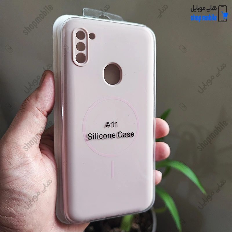 قاب گوشی سامسونگ گلکسی A11 - M11 (کاور سیلیکونی پاک کنی اورجینال طرح مگ سیف کد 22292)