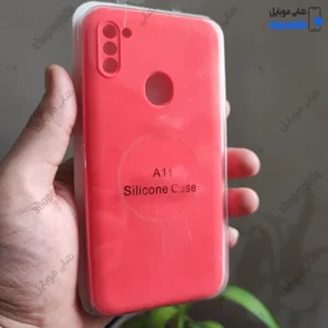 قاب گوشی سامسونگ گلکسی A11 M11 (کاور سیلیکونی پاک کنی اورجینال طرح مگ سیف کد 22302)