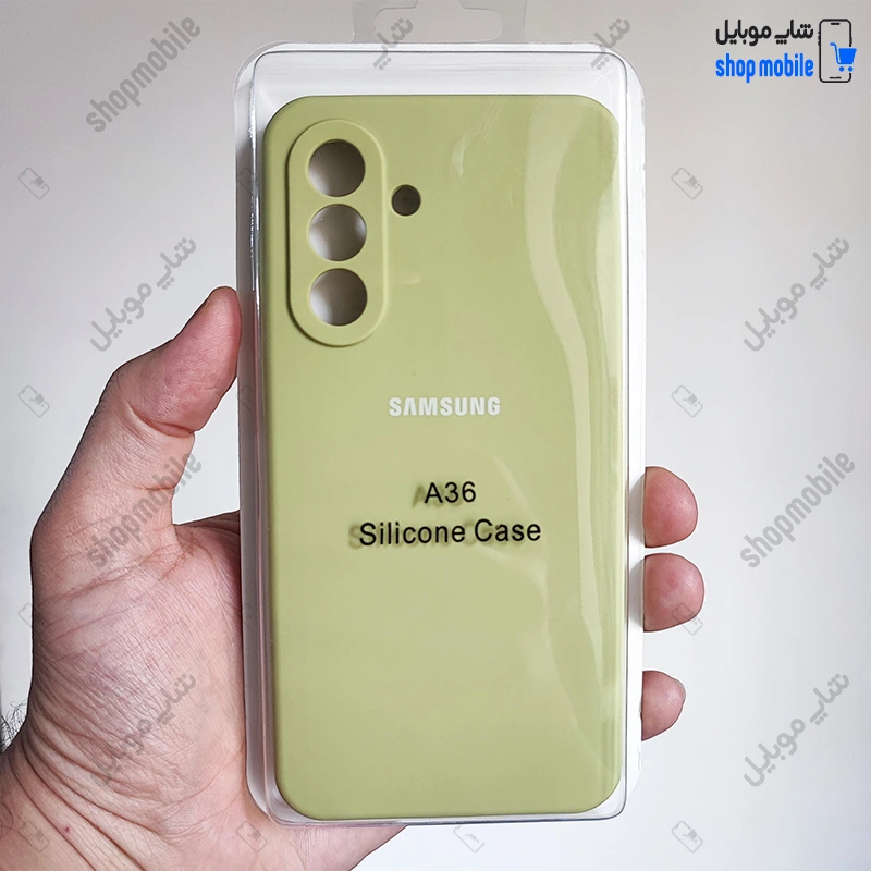 قاب گوشی سامسونگ گلکسی A36 (کاور سیلیکونی پاک کنی اورجینال کد 22305)
