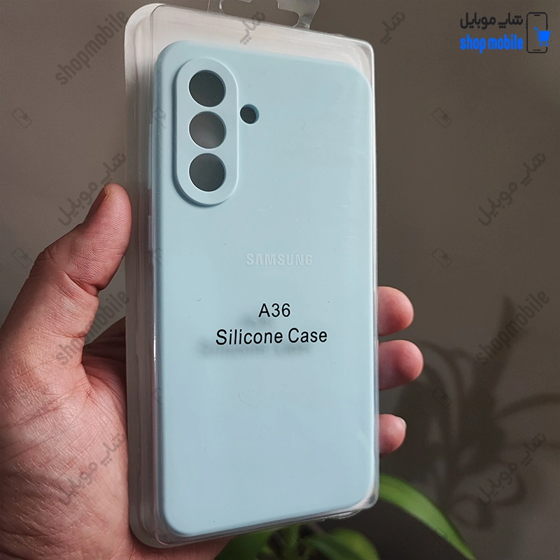قاب گوشی سامسونگ گلکسی A36 (کاور سیلیکونی پاک کنی اورجینال کد 22308)