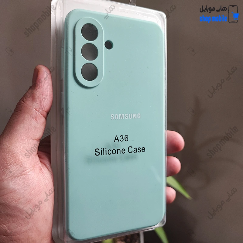 قاب گوشی سامسونگ گلکسی A36 (کاور سیلیکونی پاک کنی اورجینال کد 22320)