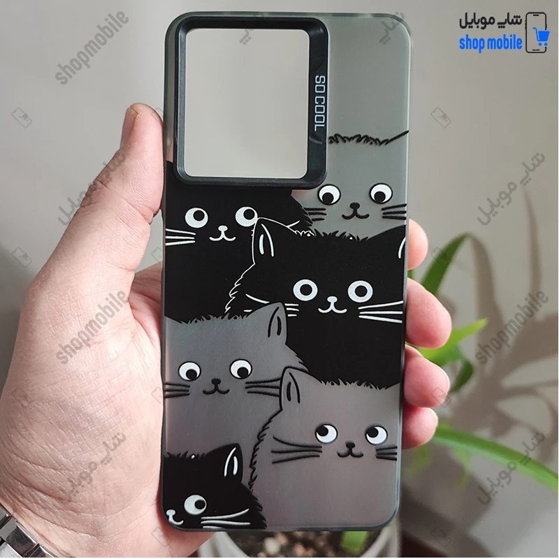 قاب گوشی شیائومی ردمی 13C - پوکو C65 (کاور فانتزی So Cool طرح گربه های خپل)