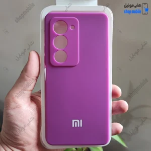 قاب گوشی شیائومی ردمی 15 (کاور سیلیکونی های کپی داخل موکتی رنگ ارغوانی)