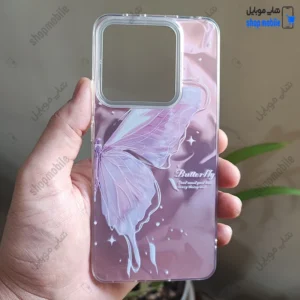 قاب گوشی شیائومی ردمی نوت 14 4G (کاور IMD لیزری مدل فانتزی طرح بال پروانه)