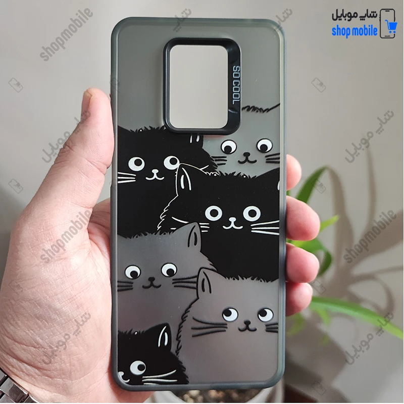 قاب گوشی شیائومی ردمی نوت 9S - نوت 9 پرو (کاور فانتزی So Cool طرح گربه های خپل)