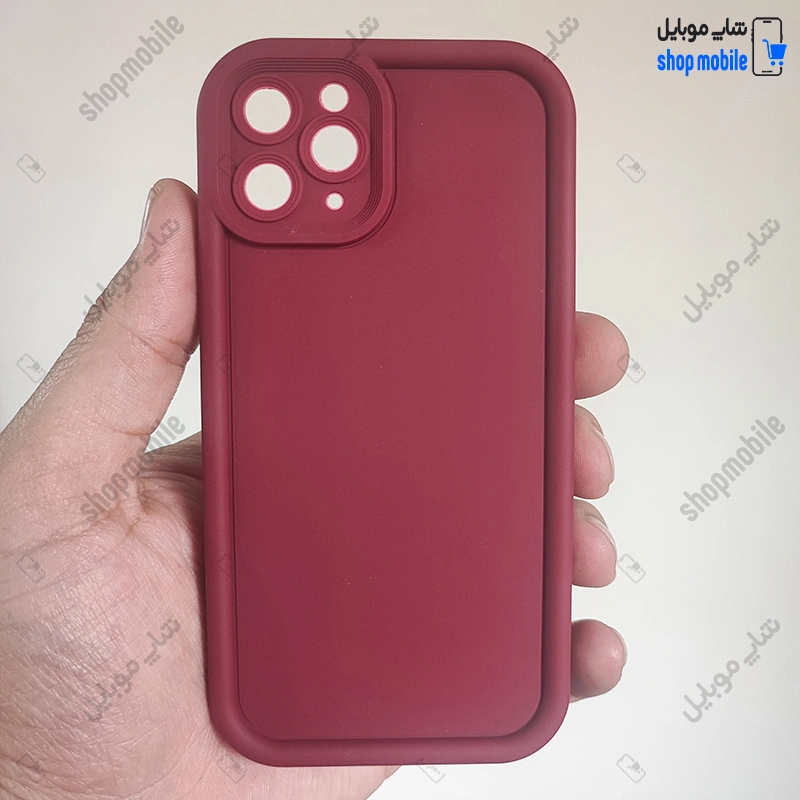 قاب گوشی آیفون 11 پرو (کاور Solid مدل ساده رنگ زرشکی)