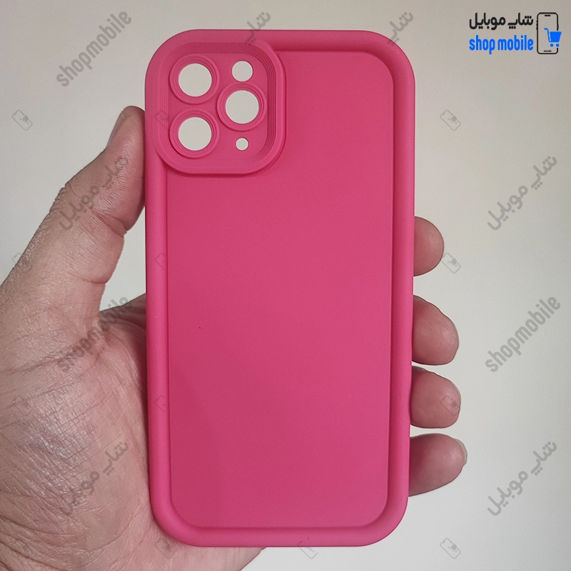 قاب گوشی آیفون 11 پرو (کاور Solid مدل ساده رنگ صورتی)