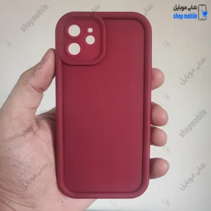 قاب گوشی آیفون 11 (کاور Solid مدل ساده رنگ زرشکی)