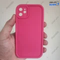قاب گوشی آیفون 11 (کاور Solid مدل ساده رنگ صورتی)