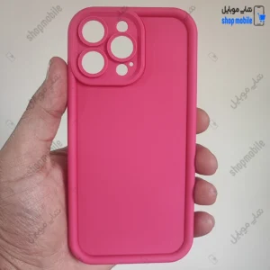 قاب گوشی آیفون 14 پرو مکس (کاور Solid مدل ساده رنگ صورتی)