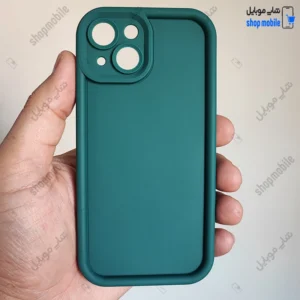 قاب گوشی آیفون 15 (کاور Solid مدل ساده رنگ کله غازی)