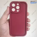 قاب گوشی آیفون 16 پرو (کاور Solid مدل ساده رنگ زرشکی)