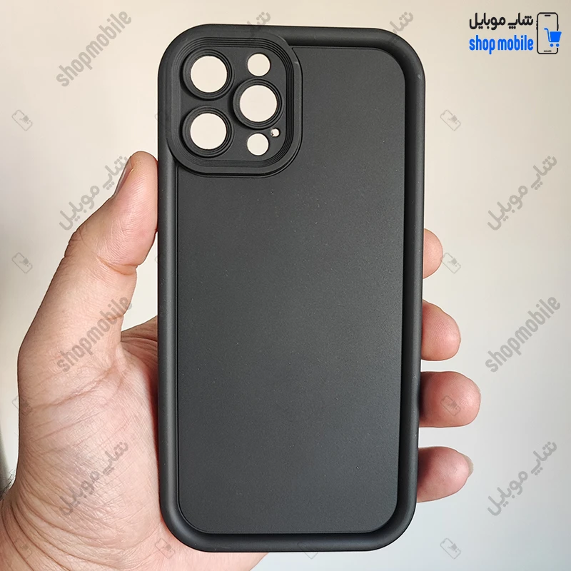 قاب گوشی آیفون 16 پرو (کاور Solid مدل ساده رنگ مشکی)
