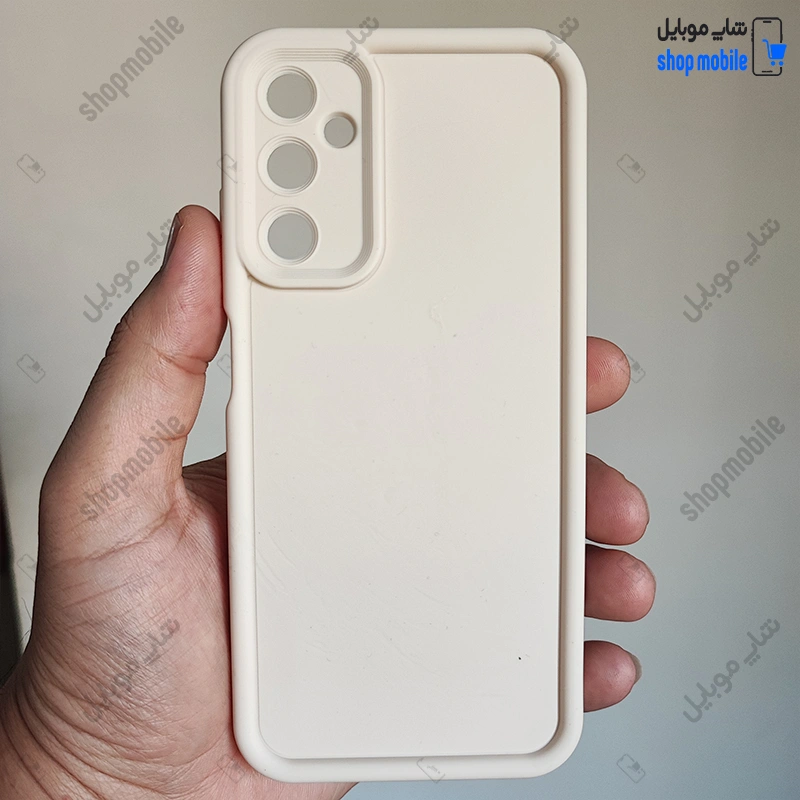 قاب گوشی سامسونگ گلکسی A05S (کاور Solid مدل ساده رنگ شیری)