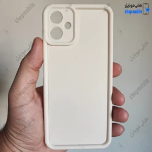 قاب گوشی سامسونگ گلکسی A06 (کاور Solid مدل ساده رنگ شیری)