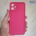 قاب گوشی سامسونگ گلکسی A06 (کاور Solid مدل ساده رنگ صورتی)