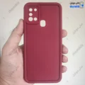 قاب گوشی سامسونگ گلکسی A21S (کاور Solid مدل ساده رنگ زرشکی)