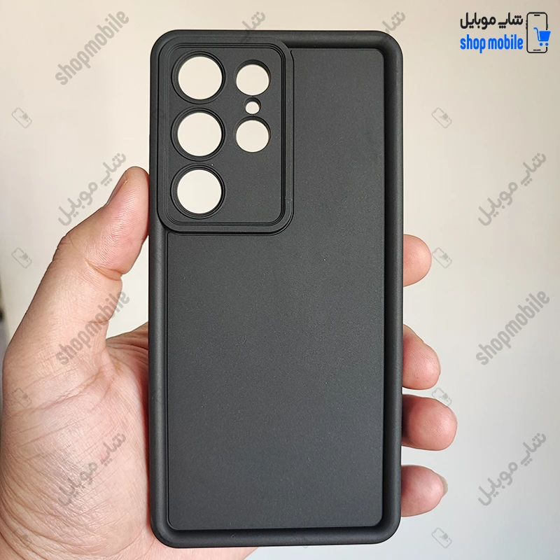 قاب گوشی سامسونگ گلکسی S23 اولترا (کاور Solid مدل ساده رنگ مشکی)