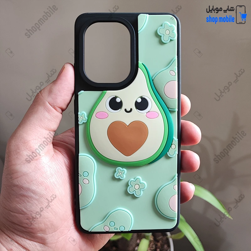 قاب گوشی شیائومی ردمی 12 (کاور Case City مدل عروسکی طرح گلابی کیوت)