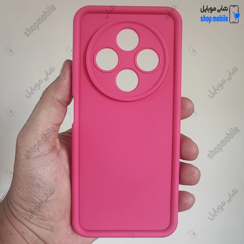 قاب گوشی شیائومی ردمی 14C - ردمی A4 - پوکو C75 (کاور Solid مدل ساده رنگ صورتی)