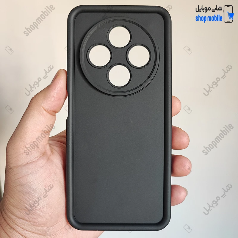 قاب گوشی شیائومی ردمی 14C - ردمی A4 - پوکو C75 (کاور Solid مدل ساده رنگ مشکی)