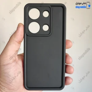 قاب گوشی شیائومی ردمی نوت 14S / نوت 13 پرو 4G / پوکو M6 پرو 4G (کاور Solid مدل ساده رنگ مشکی)