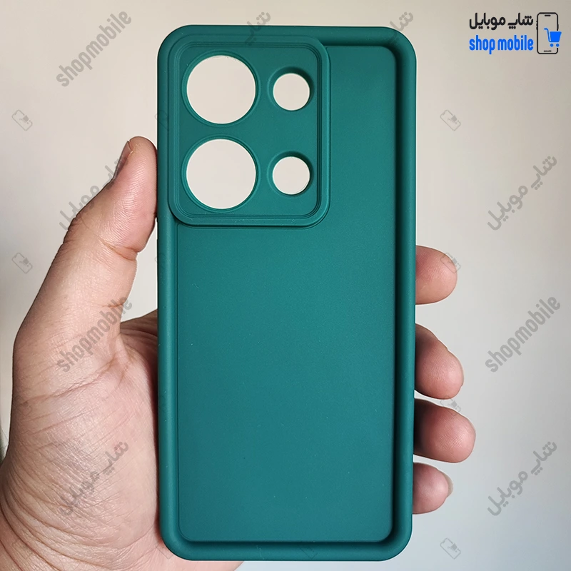 قاب گوشی شیائومی ردمی نوت 14S - نوت 13 پرو 4G - پوکو M6 پرو 4G (کاور Solid مدل ساده رنگ کله غازی)