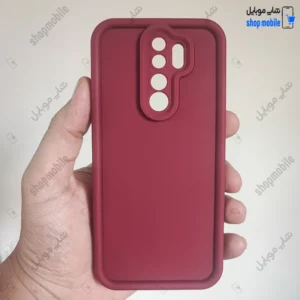 قاب گوشی شیائومی ردمی نوت 8 پرو (کاور Solid مدل ساده رنگ زرشکی)