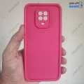 قاب گوشی شیائومی ردمی نوت 9S / نوت 9 پرو (کاور Solid مدل ساده رنگ صورتی)