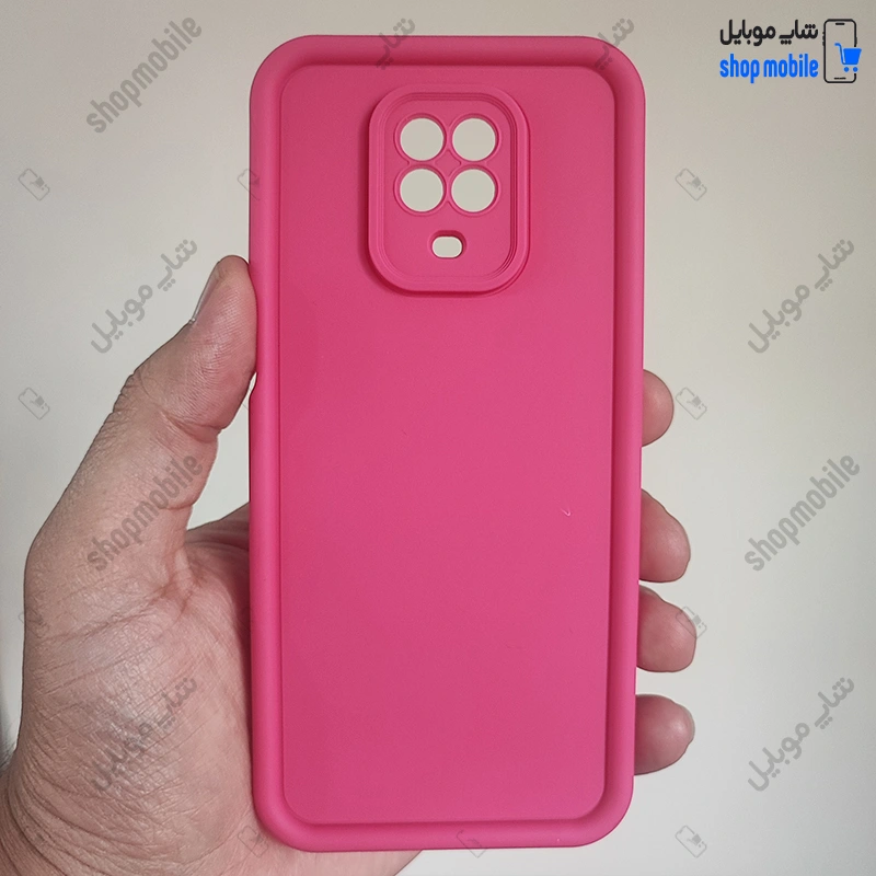 قاب گوشی شیائومی ردمی نوت 9S نوت 9 پرو (کاور Solid مدل ساده رنگ صورتی)