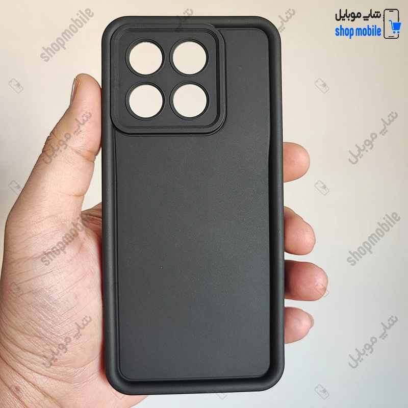 قاب گوشی شیائومی پوکو X6 پرو - ردمی K70E (کاور Solid مدل ساده رنگ مشکی)