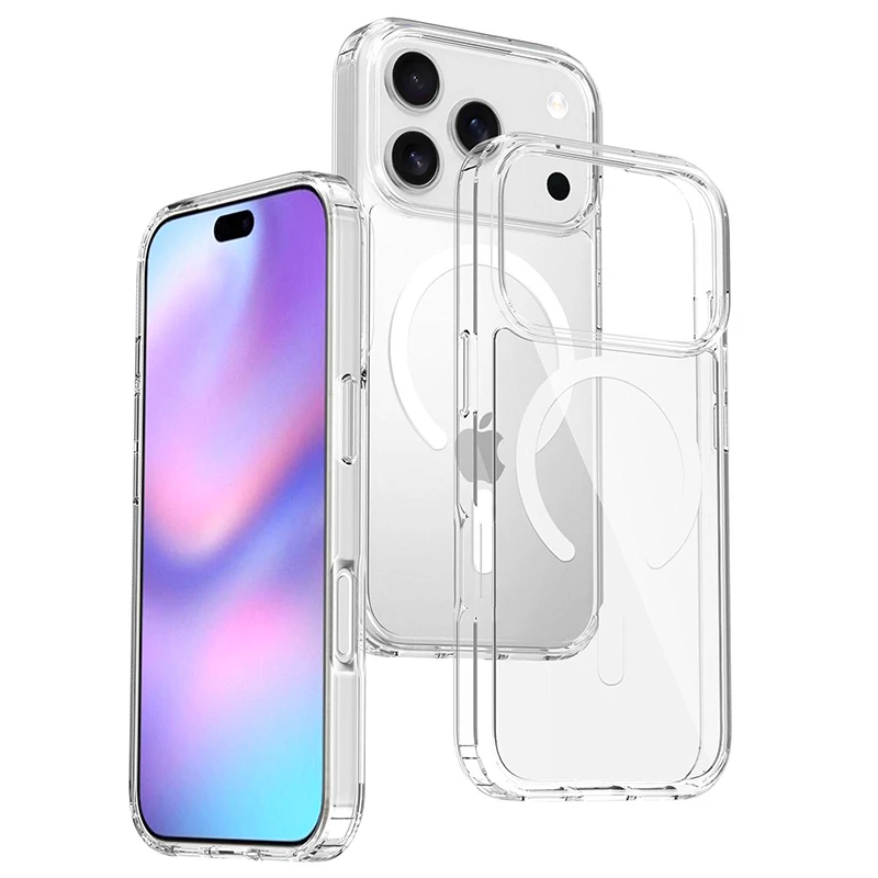 قاب گوشی آیفون 17 پرو (کاور مگ سیف شفاف مدل Clear Case Magnetic)