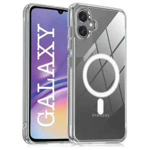قاب گوشی سامسونگ گلکسی A06 (کاور مگ سیف شفاف مدل Clear Case Magnetic)