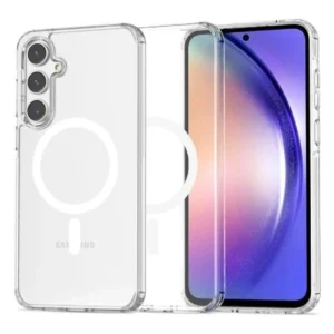 قاب گوشی سامسونگ گلکسی A17 (کاور مگ سیف شفاف مدل Clear Case Magnetic)