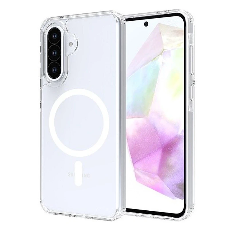 قاب گوشی سامسونگ گلکسی A26 (کاور مگ سیف شفاف مدل Clear Case Magnetic)