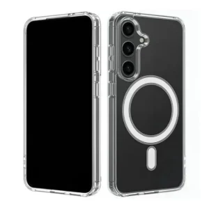 قاب گوشی سامسونگ گلکسی A36 - A56 (کاور مگ سیف شفاف مدل Clear Case Magnetic)