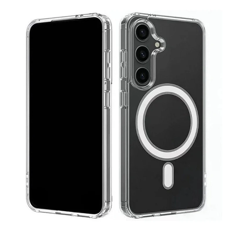 قاب گوشی سامسونگ گلکسی A36 - A56 (کاور مگ سیف شفاف مدل Clear Case Magnetic)