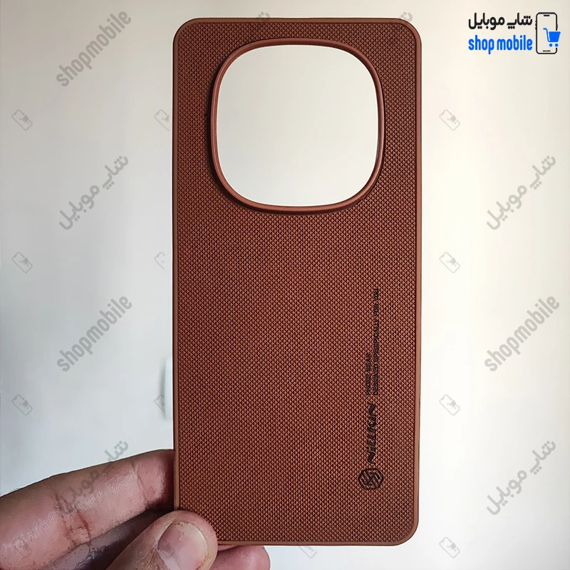 قاب گوشی شیائومی ردمی نوت 14 پرو 5Gنوت 14 پرو پلاسپوکو X7 (کاور Nillkin مدل سوزنی رنگ قهوه ای)