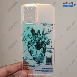 قاب گوشی سامسونگ گلکسی A31 (کاور هولوگرامی فانتزی طرح آناتومی قلب Silver)