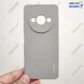 قاب گوشی شیائومی ردمی A3 (کاور سیلیکونی Spigen داخل موکتی رنگ طوسی)